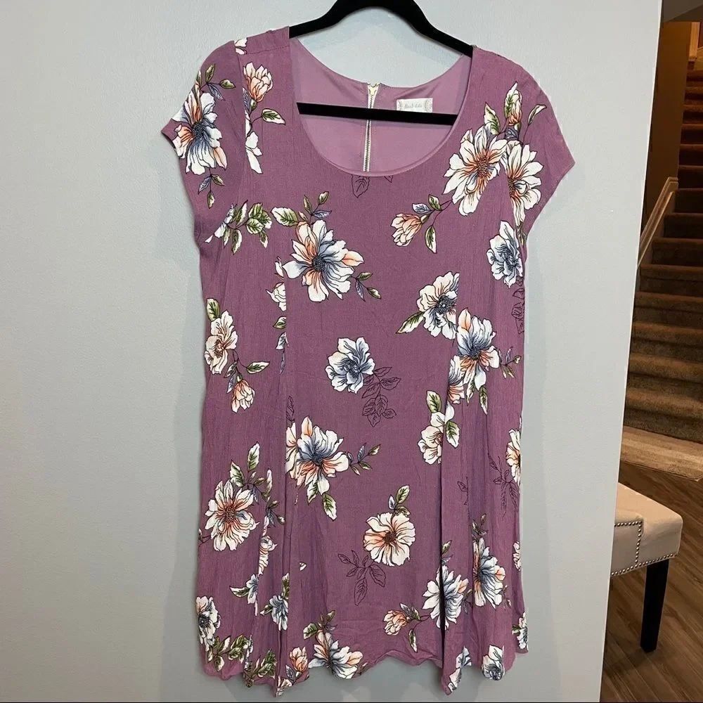 Altar’d State Floral Sheath Dress Large